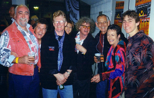 03 Barrie, Vince Melouney, Phil Manning, Chris Finnen, Paul Wheeler, Jan & Tarrin McAskill